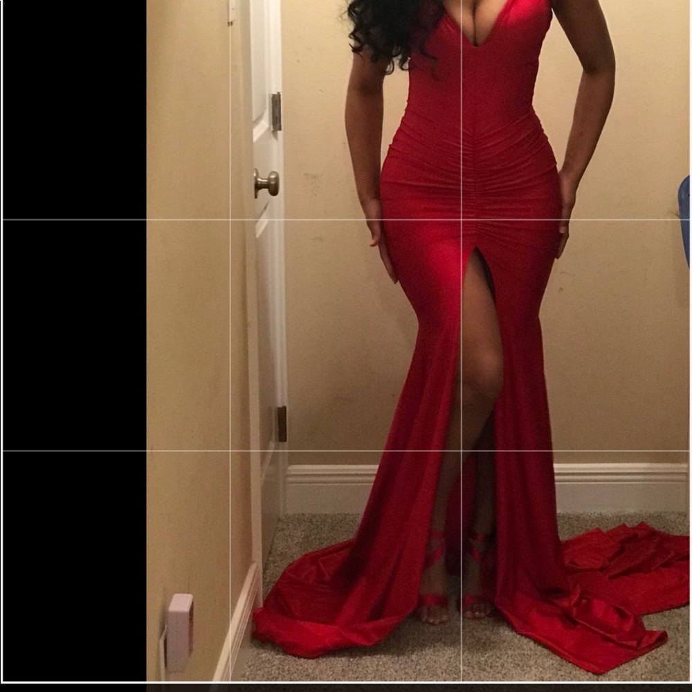 COPY - Red handmade dress